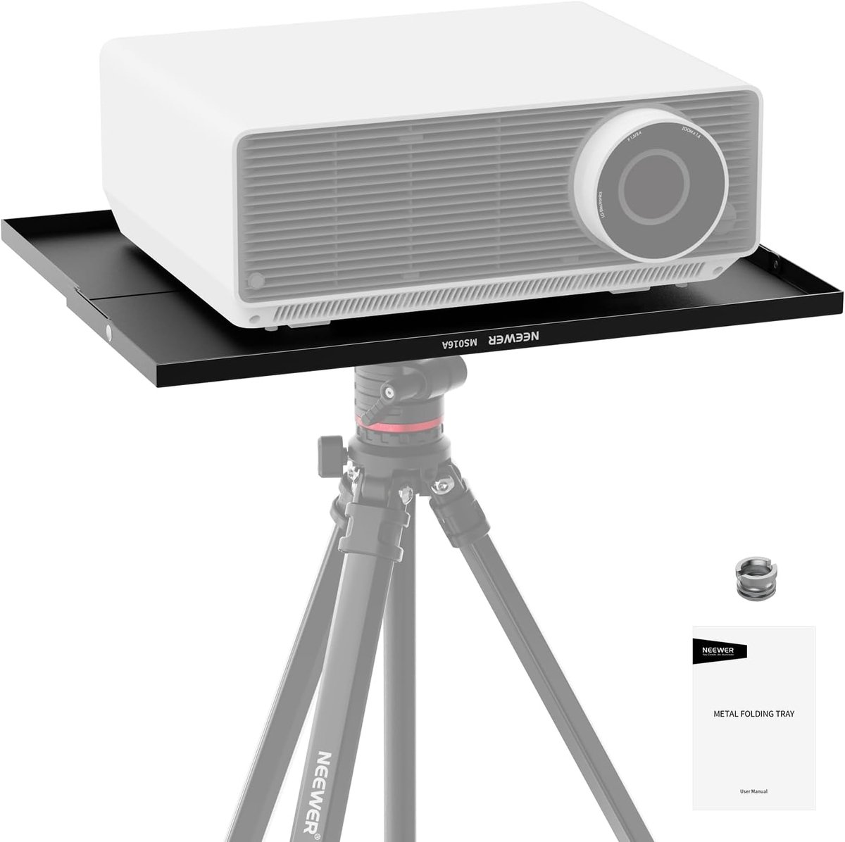Laptop Projector Tray - Stabiele Platform - Apparatuur Monteren - Afneembaar Ontwerp - 1.5x1.1x0.5 Inch - Zwart