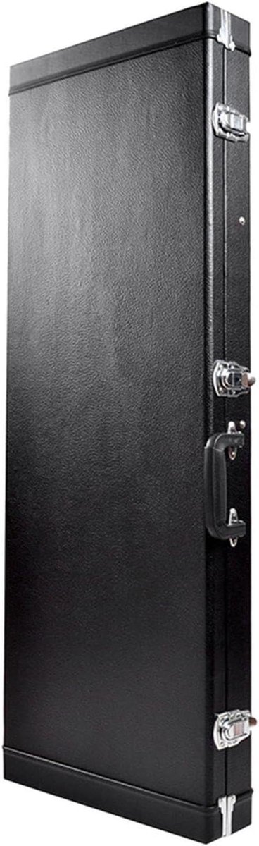 Gitaarkoffer - Harde koffer - Muziek transport - Met accessoirevak - 105 cm lang - Zwart