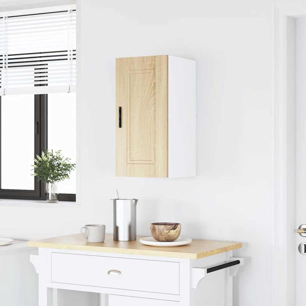 Keukenkast - Wandkast Bovenkast - Keuken Opbergen - Ruimtebesparend Design - 30 x 60 cm - Sonoma Eiken
