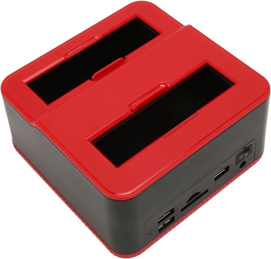 Externe Harde Schijf Dock - Docking Station - Data Kopiëren - Offline Klonen - 2x 8TB - Zwart — afbeelding 4