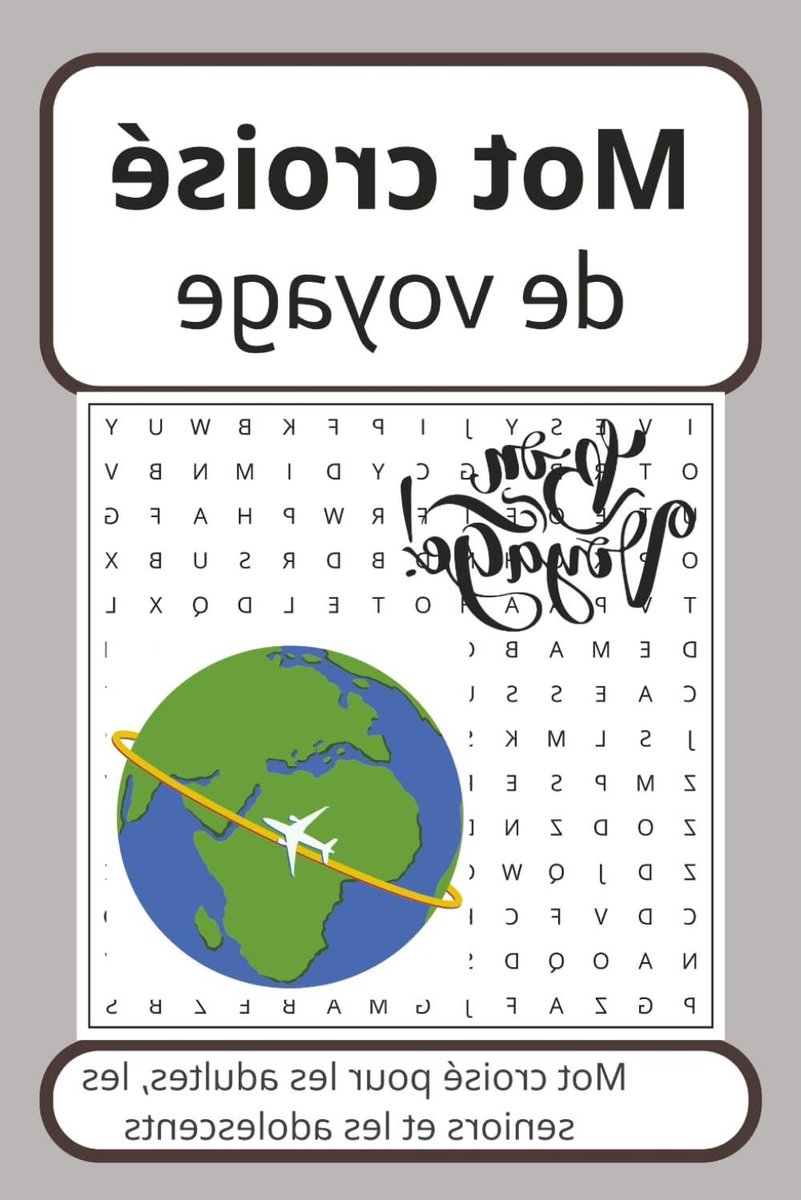 Kruiswoordpuzzel Boek - Woordzoeker Puzzel - Reizen Ontspanning - Thema Wereldreis - 15 x 23 cm - Niet gespecificeerd
