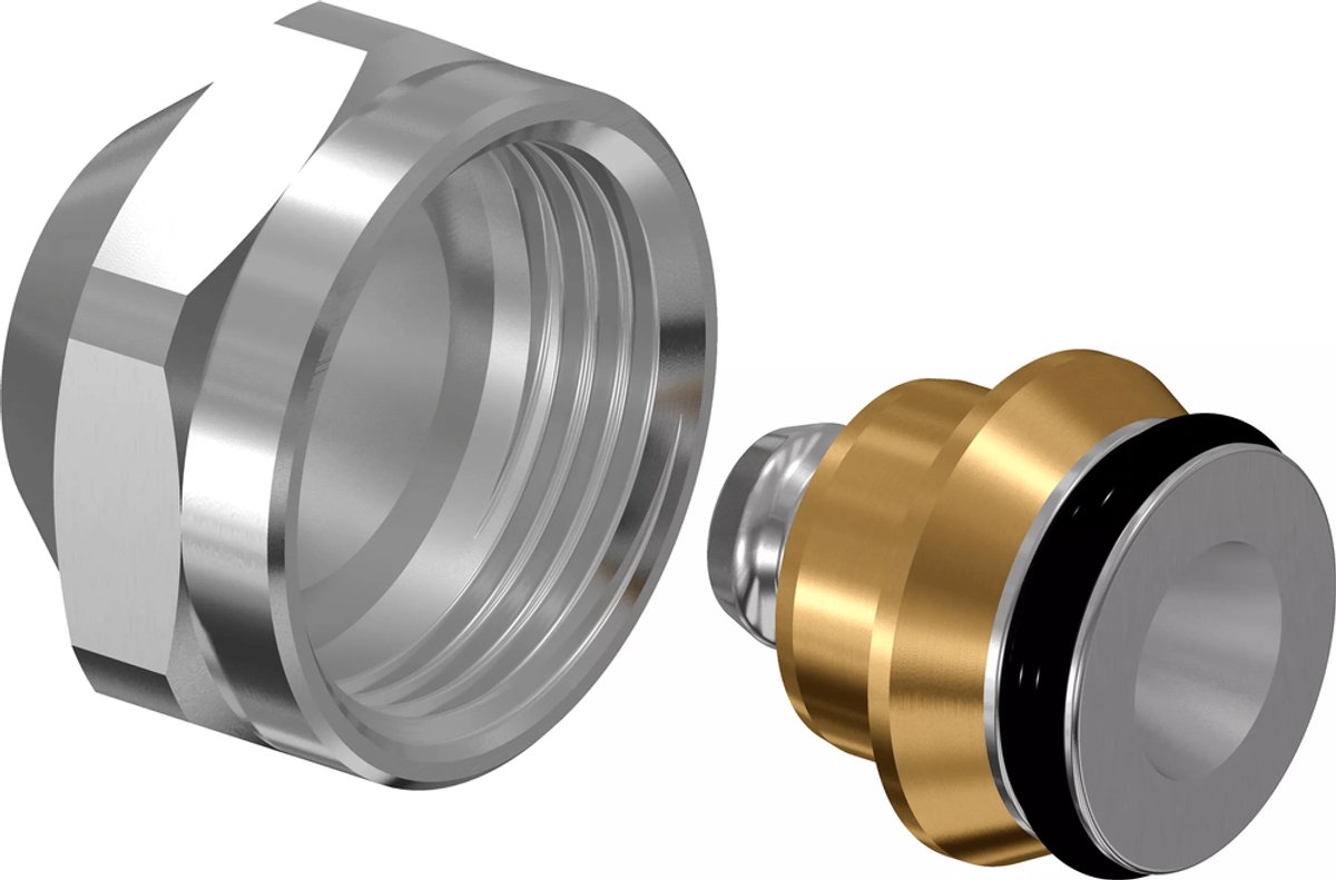 Uponor MLC klemkoppeling euroconus 14mmx3/4 BI met metalen tule
