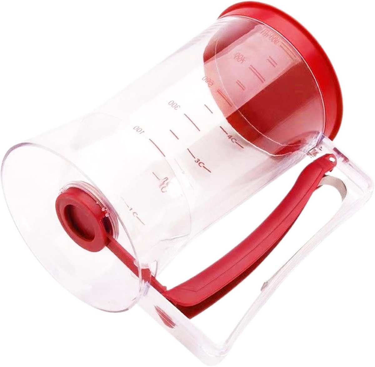 Wafelbeslag dispenser, handheld beslag schenkdispenser | 900 ml beslag schenkdispenser lekvrije pannenkoekmaker separator met meetlabel voor pannenkoeken, cupcakes