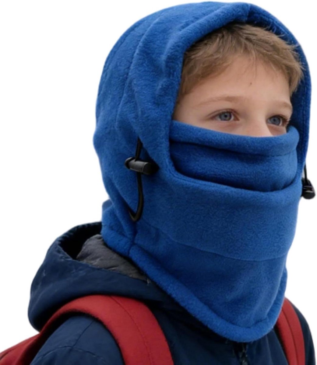 Winter Gezichtsmasker - Warm Winddicht - Buitenactiviteiten Bescherming - Flexibel Ontwerp - 29x28x1cm - Zwart