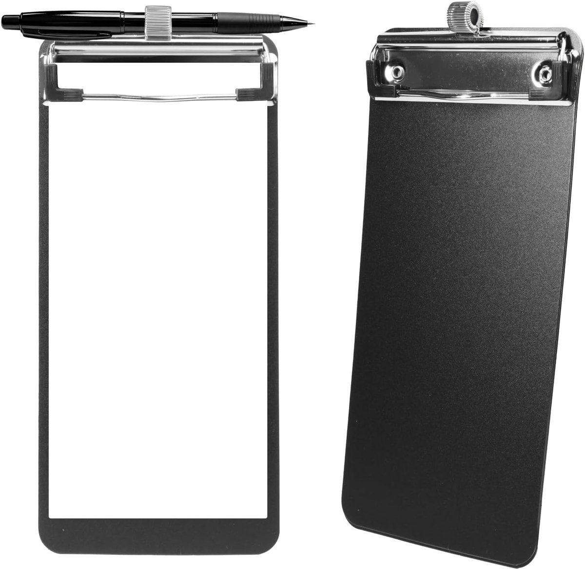 Set van 2 multifunctionele clipboard-houders voor notities - klembevestiging voor koffie, bar en restaurant - duurzaam en stijlvol ontwerp van vezels en roestvrij staal