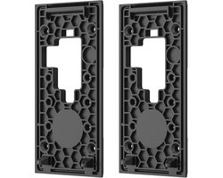 2 stuks Deurbelhouder met zelfklevende achterkant- zonder boren- compatibel met Ring Video Doorbell -montagebeugel voor appartementen- kantoren en huizen