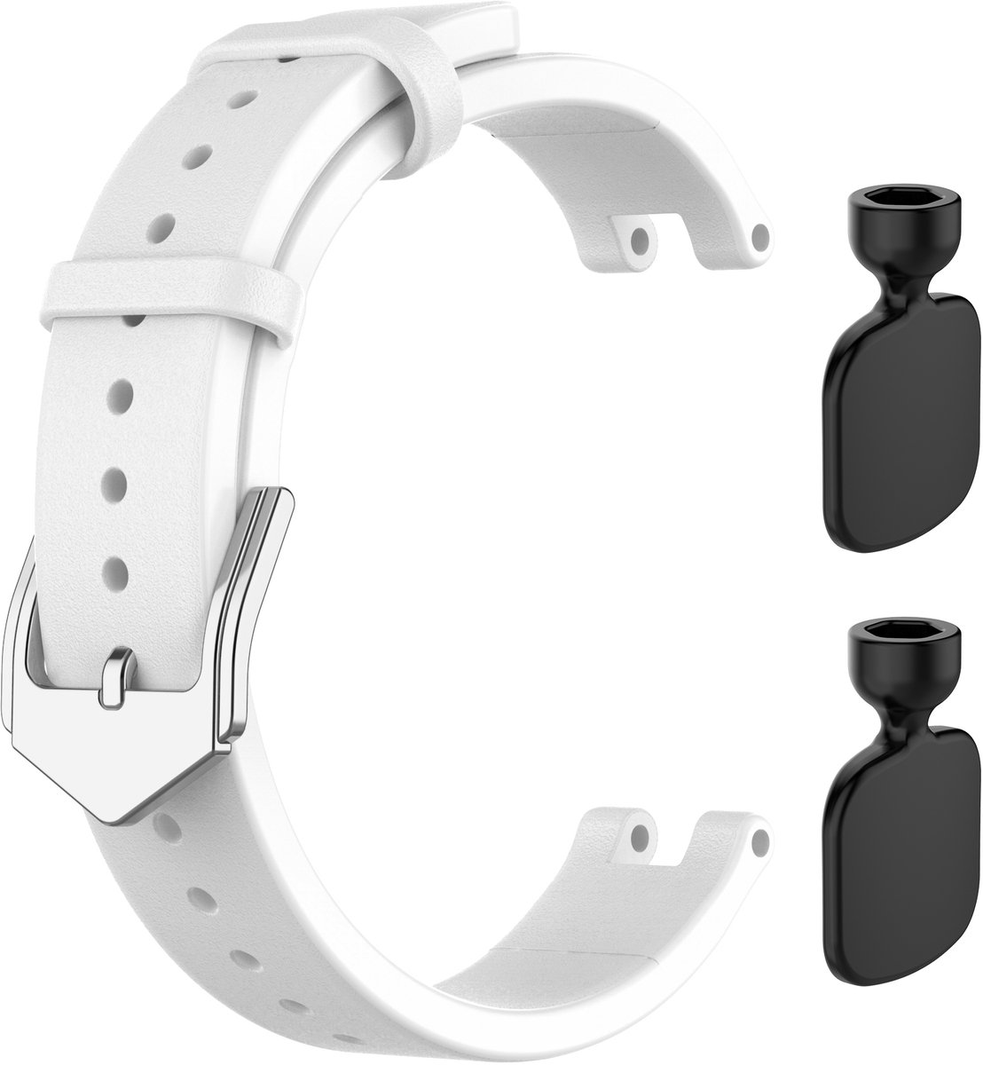 Garmin Lily armband leer 3 delig Wit