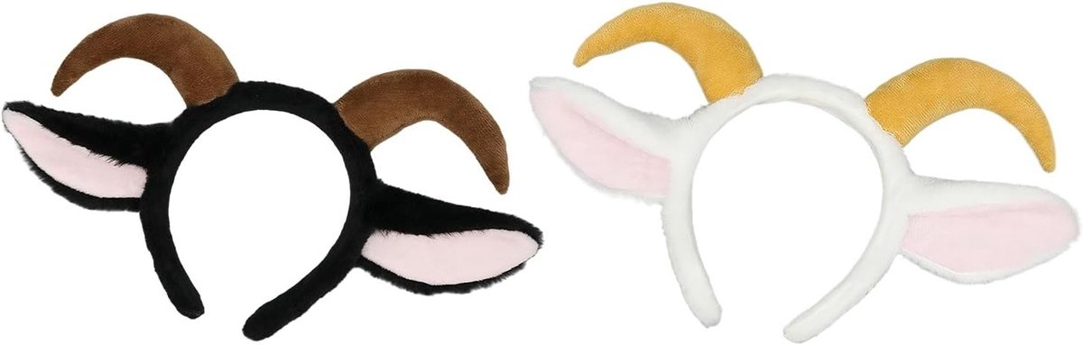 Schattige Konijnenoren, Dierenoren, Haaraccessoires, Set van 2 Haarbanden voor Vrouwen en Kinderen, Perfect voor Carnaval, Halloween en Cosplay