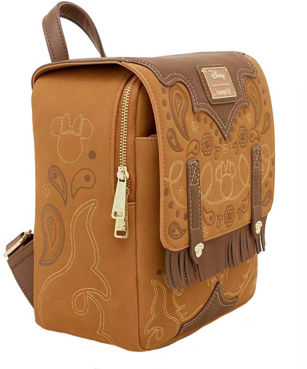 Disney Loungefly Backpack Minnie Mouse Western Fringe Exclusive – foto 2
