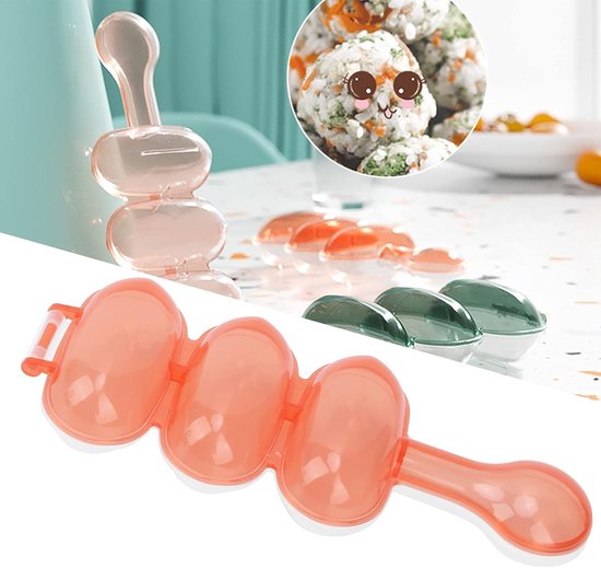 DIY Lunch Rice Ball Maker - Creatieve Molen voor Rijstballen en Voedseldecoratie in de Keuken van Merkloos — afbeelding 5