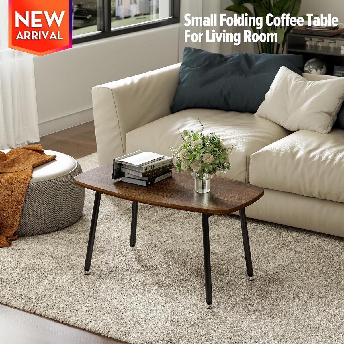 Luxe Salontafel – Bruin – 80x40x45 cm – Industrohome