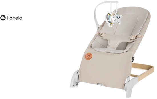 Lionelo Lilac Wipstoel-Schommelstoel - Verstelbare Rugleuning - Hypoallergene Bamboestof - Plat Opvouwbaar - Inclusief Afneembare Speelboog van LIONELO — afbeelding 2