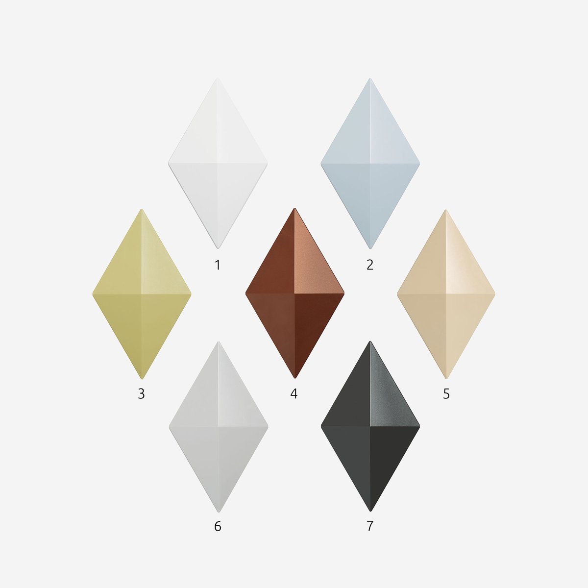 Facet kleurstalen set – Alle kleuren