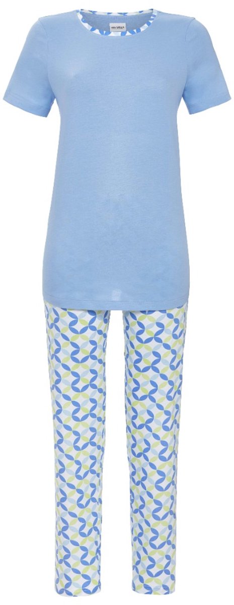 Ringella Grafische pyjama blauw Ringella - Blauw - Maat - 38