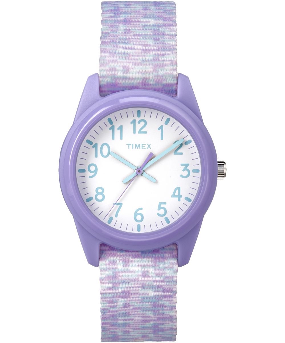 Timex Time Machines TW7C12200 Horloge - Textiel - Paars - Ø 32 mm