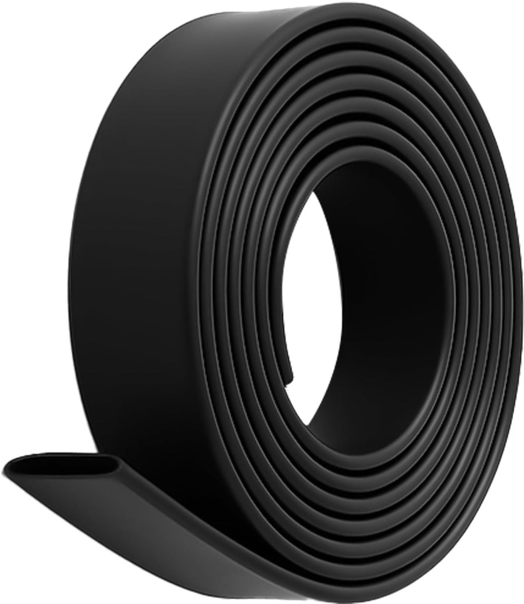 Zwarte Krimpkous met Lijm, 16 mm x 2 m, Vlamvertragend Polyolefine, Isolatie en Bescherming van Kabels, Krimpverhouding 4:1, Duurzaam en Flexibel