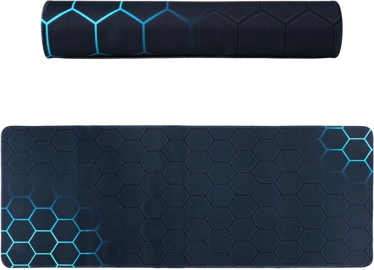 Grote Gaming Mouse Pad XXL 800 x 300mm, Waterdicht en Antislip Bureau Ondergrond voor PC, Laptop en Macbook met Precisie en Comfort