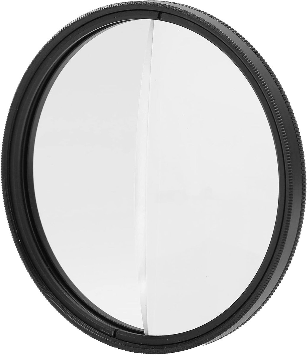 Gesplitst dioptriefilter en dioptrieprisma van helder optisch glas voor camerafotografie en videoproductie