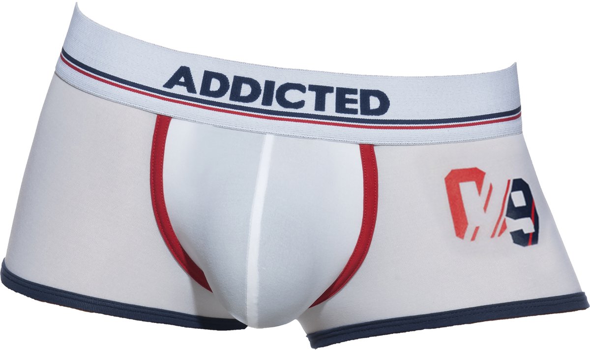 ADDICTED Sport 09 Boxer White - MAAT XL - Heren Ondergoed - Boxershort voor Man - Mannen Boxershort
