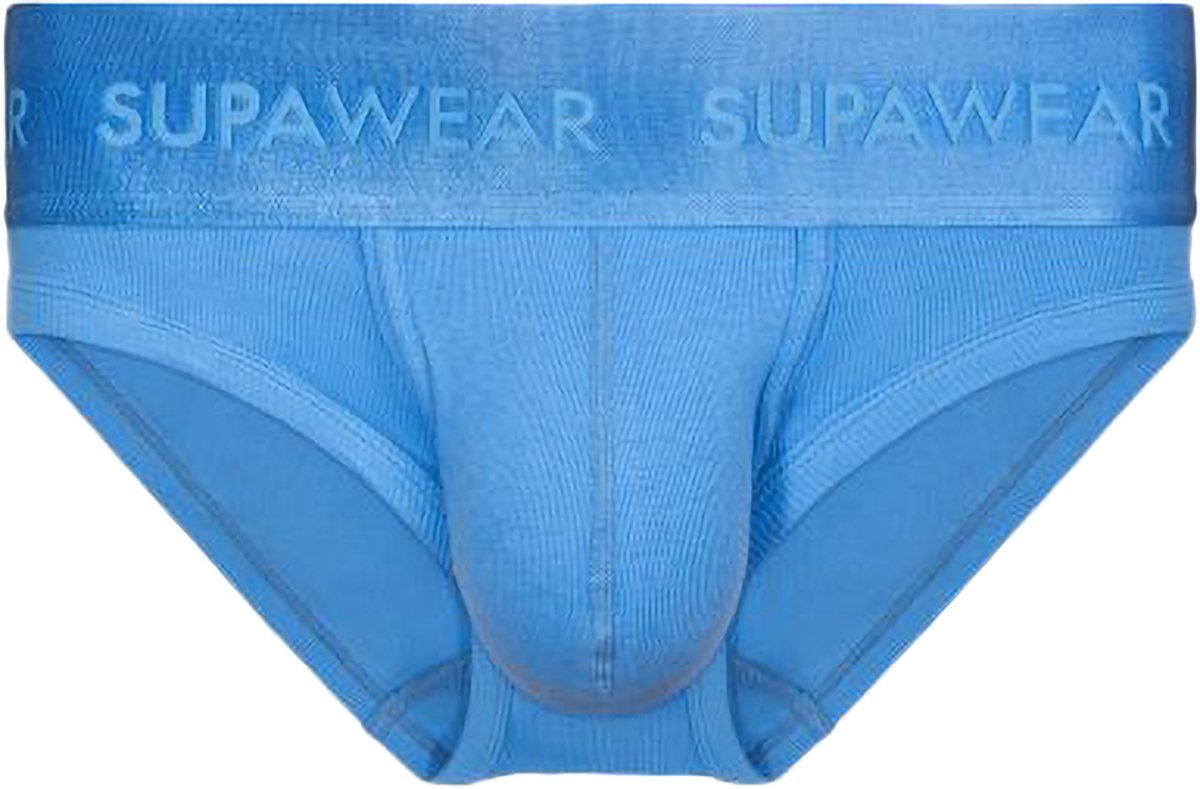 SUPAWEAR Ribbed Brief Marina - MAAT XL - Heren Ondergoed - Slip voor Man - Mannen Brief