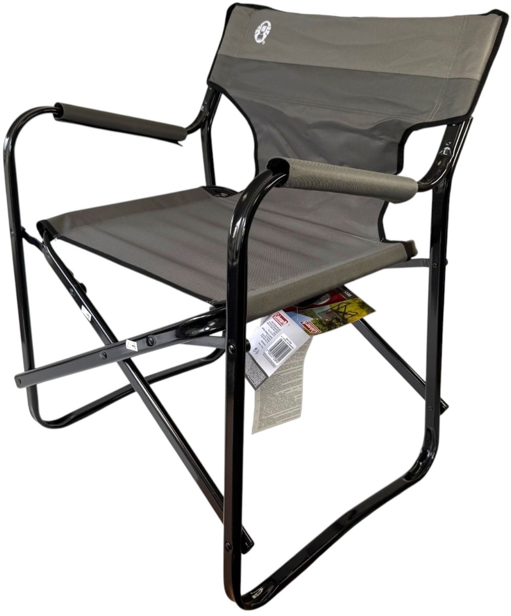 Coleman Staal Deck Campingstoel - Opvouwbaar - Zwart Staal
