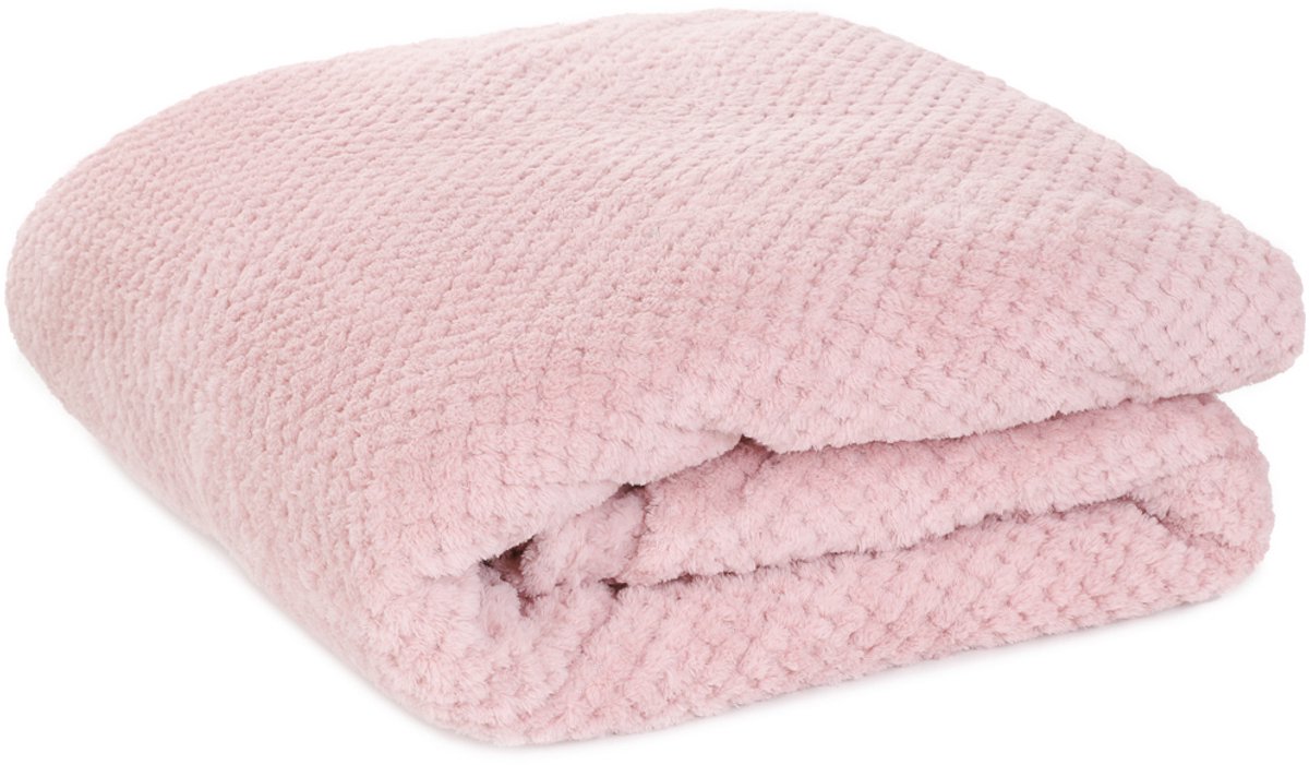 HOMLA - Bedsprei - 220 x 240 cm - Roze