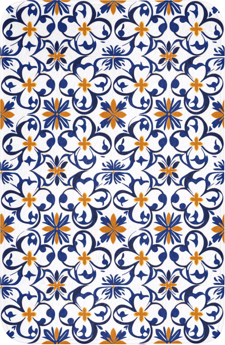 WC mat 40x60 cm - Antislip - Patroon - Modern - Kleurrijk - Toiletmat - Vloermat - Douchem