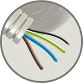 Snelflex flexibele buis VD draad 3x2,5 en 1x1,5mm - 16mm rol 50 meter (SF3G25/15ZM)