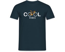 Fiets Cool Vibes | Cadeau Voor Fietsers T-Shirt Heren