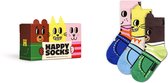 Happy Socks - Kids 3-Pack Animal Socks Gift Set - Unisex - Sokken