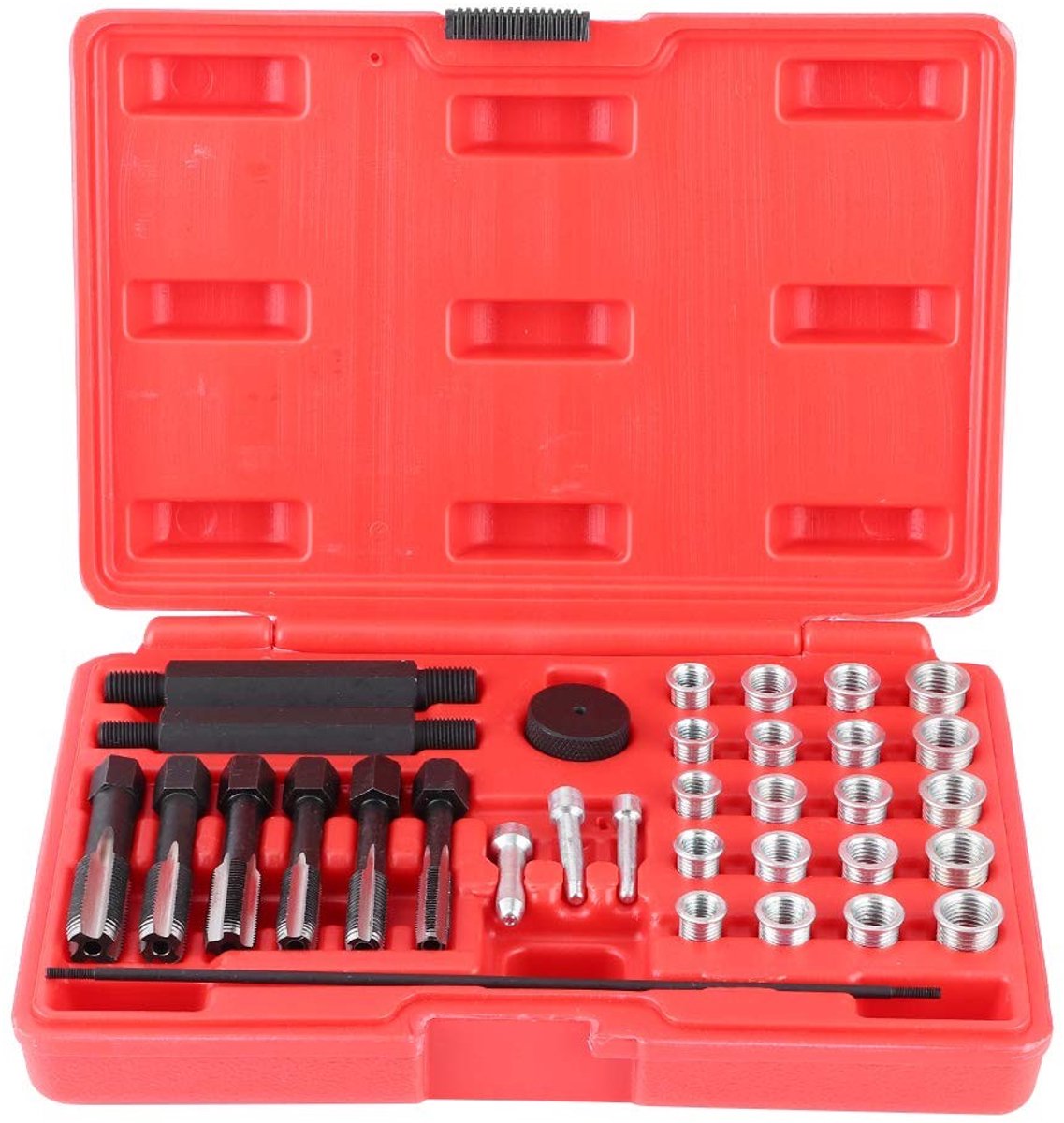 Dailygoods - Dailygoody - 33-delige Gloeibougie Draadreparatieset - Gloeibougie Verwijderingsgereedschap - Effectieve oplossing - Geschikt voor auto - Reparatieger...