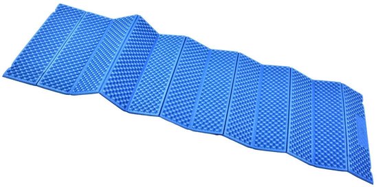 Dailygoods - Outdoor Schuimmat - Vouwtent Slaapmat - Ideaal Voor Camping en Strand - Duurzaam Materiaal - Antislip - Blauw van Dailygoods — afbeelding 4