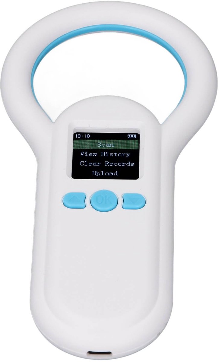 Dailygoods - Draagbare Microchip Scanner met 1.44-inch TFT Scherm