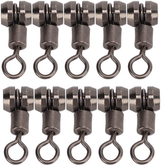 Dailygoods - Dailygoody - Vissersverbindingen - 3-Weg Barrel Swivels - 10 Stuks - Zoetwater en Zoutwater - Perfect voor Vissen - Hoogwaardige Kwaliteit - Duurzaam van Dailygoods — afbeelding 2