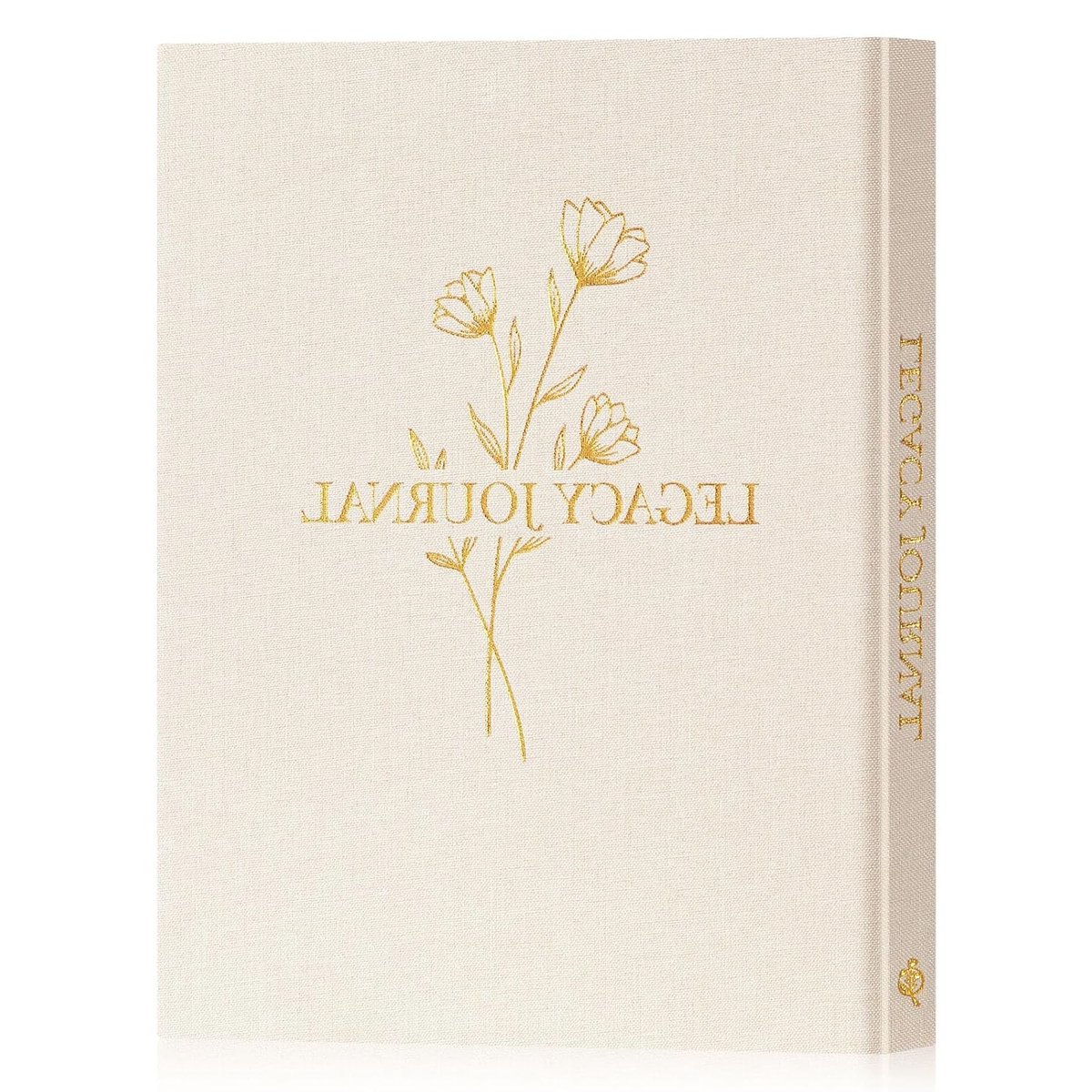 Legacy Journal - Levensverhaal Dagboek, Herinneringen Boek voor Ouders en Grootouders, Perfect Cadeau voor Moeder en Vader, Beige