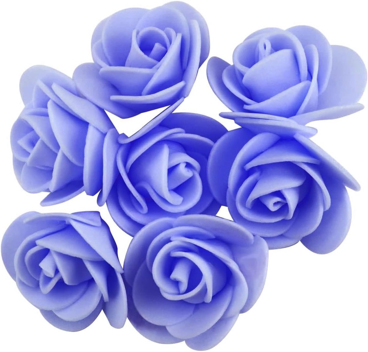 Mini Rozenhoofden van Schuim voor Ambachten, Bruiloften, Feestdagen en Thuisdecoratie - Royal Blue, Verpakking van 200 Stuks voor Creatieve Projecten en DIY Decoraties