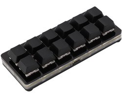 Dailygoody - Mechanisch Gaming Toetsenbord - 12 Toetsen - Programmeerbaar en Hot-swappable - RGB Verlichting - Gaming Toetsenbord - Voor PC en Laptop