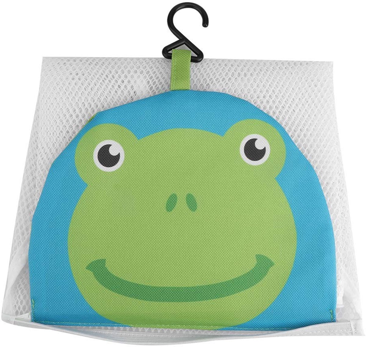 Dailygoody - Speelgoed Opbergnet - Badkamer Organizer - Schattig Cartoon Ontwerp - Groen - Netstof - Multifunctionele Opbergruimte - Geschikt voor Spe