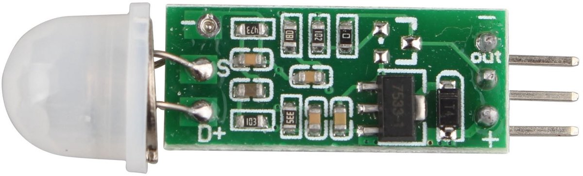 Dailygoody - Mini PIR Bewegingssensor - Accuraat - Betrouwbaar en Compact - Automatische Controle - Geschikt voor Binnen - Energiezuinig