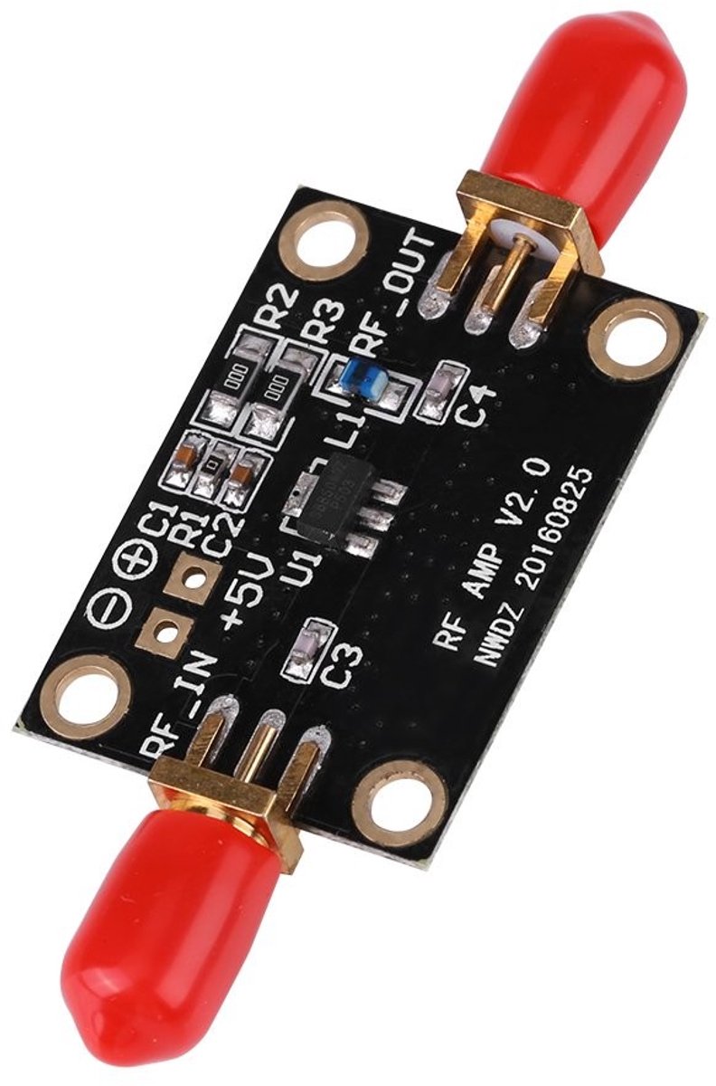 Dailygoody - Module Amplifier - Low Noise - High Gain 21dB - 0.01-4GHz - Voor Radio Amateur - Compact formaat