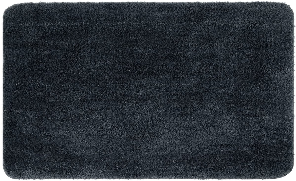 Dailygoody - Badmat - Antislip - Vochtabsorberend - Donkergrijs - Badkamermat - Geschikt voor badkamer en keuken - 50x80 cm