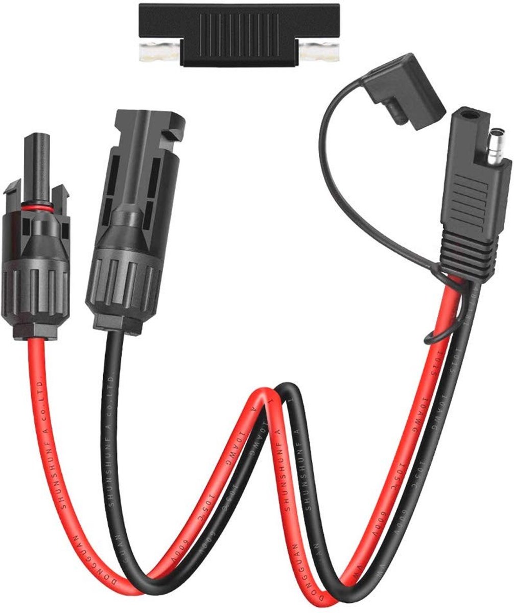 Dailygoody - Solar Panel Adapter - 10AWG Kabel voor Generatoren - Geschikt voor Portable Generators - 10 Amp - Universeel voor Verbinding
