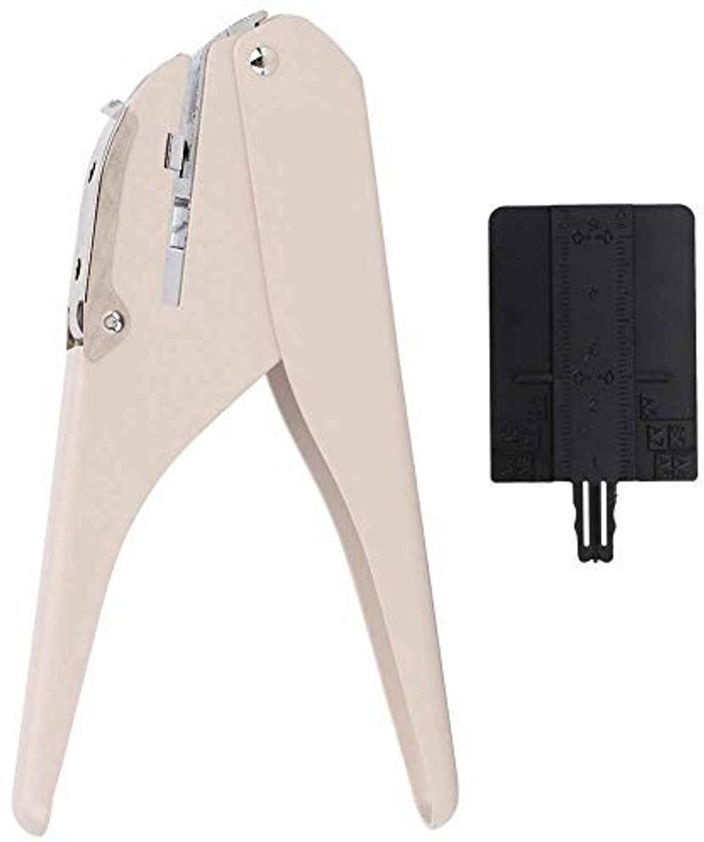 Dailygoods - Dailygoody - Handmatige Gatenperforator - Perforator voor Papier - 1 Gat Capaciteit voor 6 Vellen - Roze - Gatenmaker voor Kantoor - Handig en Compact.