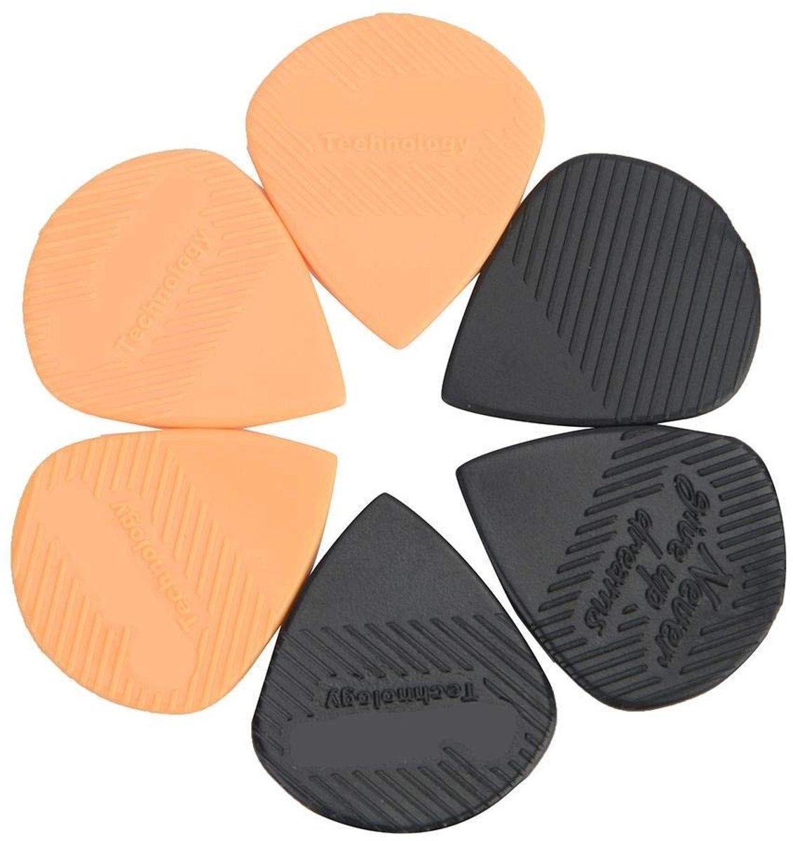 Dailygoods - Dailygoody - Gitarrenplektrum - Antislip Gitaren Picks - Ideaal voor Folk en Akoestische Gitaren - 10 Stukken - 1,2mm en 0,96mm - Geschikt voor E
