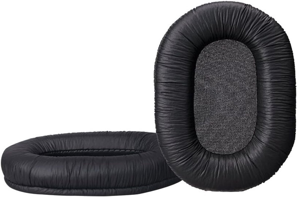 Vervangende Oorkussens voor Hoofdtelefoons met Geheugenfoam en Echte Leer, Geschikt voor Diverse Modellen zoals MDR-7506 en MDR-V6