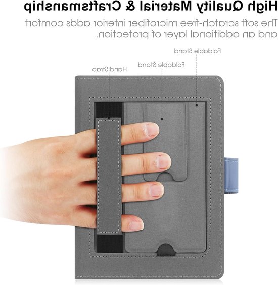 Universele E-reader Hoes voor 6.8 inch en 7 inch, Compatibel met Pocketbook, Tolino, Sony, Kindle en Kobo, Bescherming en Stijl voor E-Book Readers van Universele — afbeelding 4