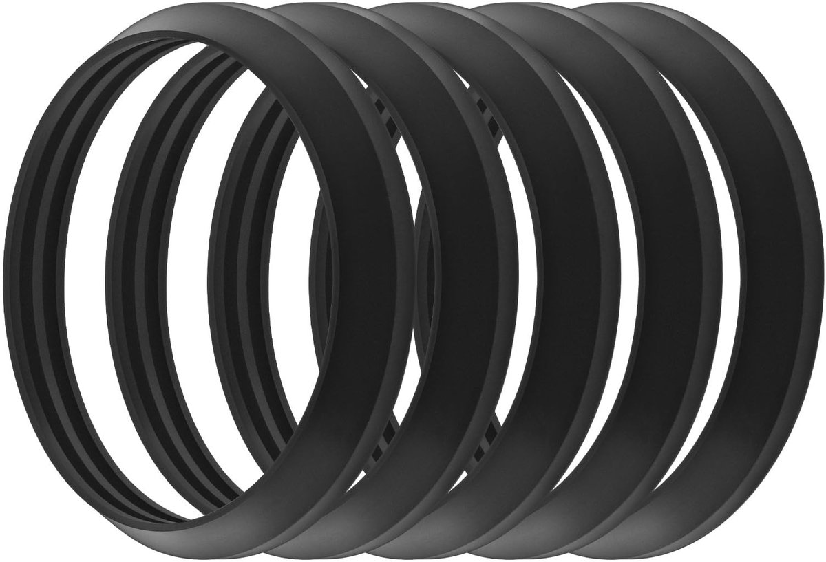 Dailygoods - Dailygoody - Afval Taps - Rubber Seal - Duurzaam - 1 1/2 Inch - Afdichting - Voor Wasmachines - 5 Stuks