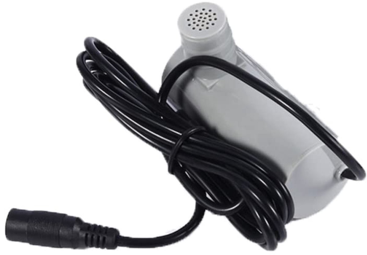 Dailygoods - Dailygoody - Dompelpomp - Vijverpomp - Geluidsarm - Grijs - Waterpomp - 12V Universeel Duurzaam - 500L/h - Geschikt voor Tuin