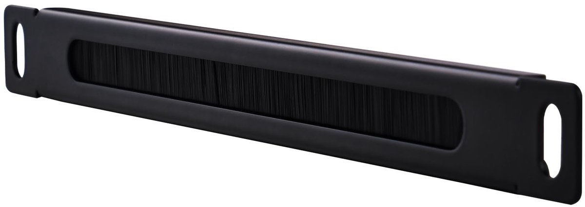 Dailygoods - Dailygoody - Kabelbeheer Paneel - Brush Cable Manager - 10 inch - 0,5U - Netwerkkast - DeskPi RackMate - Geschikt voor serverrack