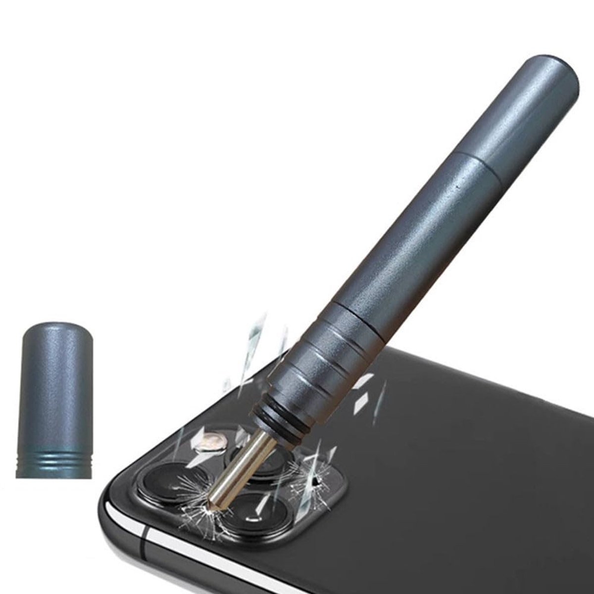 Dailygoods - Dailygoody - Glas Breaker Tool - Hoogwaardige Reparatie Tool - Verstelbare Sterkte - Duurzaam en Gebruiksvriendelijk - Voor Mobiele Telefoons - 18 x 4..